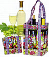 Fold-N-Go Green Wine Bag Pattern Fold-N-Go Green Wine Bag Pattern