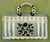 Ticking and Lace Handbag Pattern Ticking and Lace Handbag Pattern