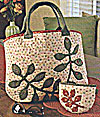 Flora Applique Tote and Pouch Pattern Flora Applique Tote and Pouch Pattern